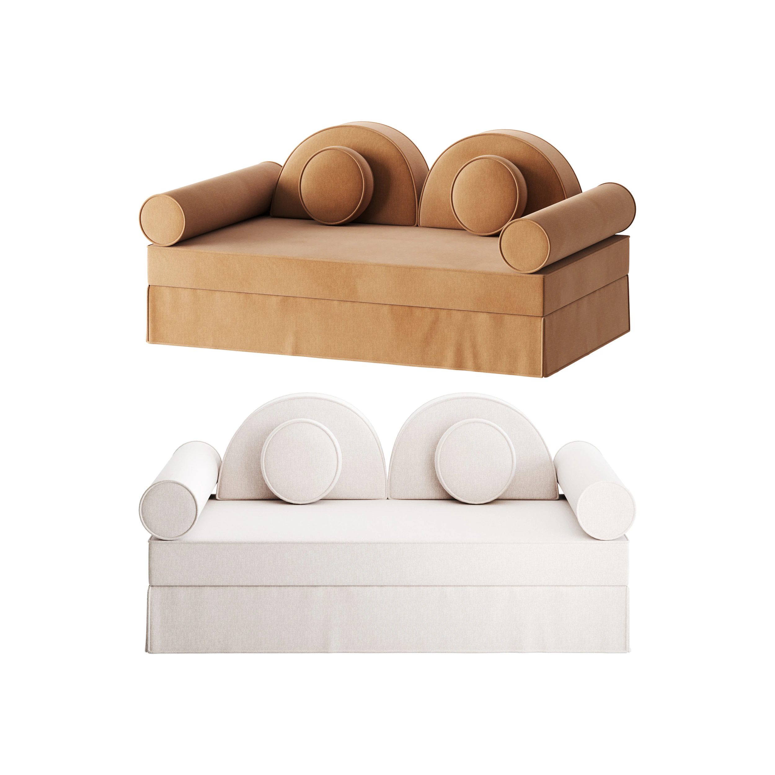 BADINAGE 02 SOFA 3D Model .c4d .max .obj .3ds .fbx .stl .blend 