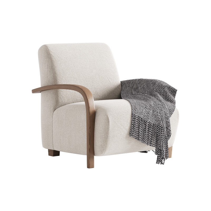 BOLERO UPHOLSTERED CHAIR Modelo 3D .c4d .max .obj .3ds .fbx .stl .blend 