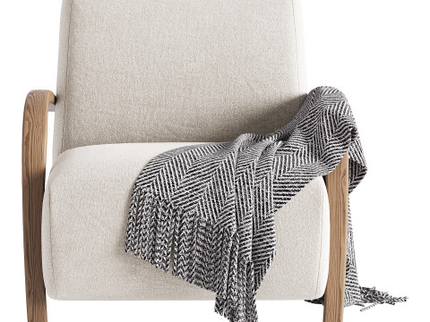 BOLERO UPHOLSTERED CHAIR Modelo 3D