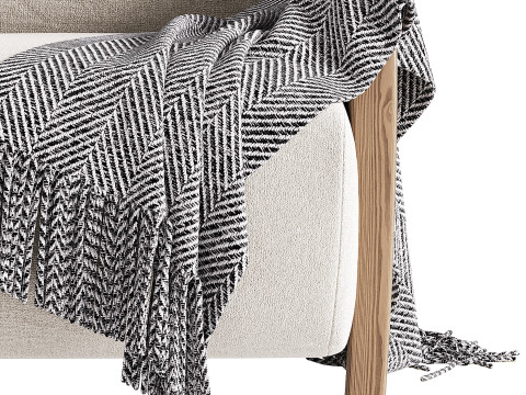 BOLERO UPHOLSTERED CHAIR Modelo 3D