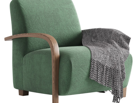 BOLERO UPHOLSTERED CHAIR Modelo 3D