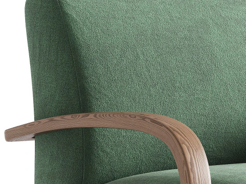 BOLERO UPHOLSTERED CHAIR 3D Model