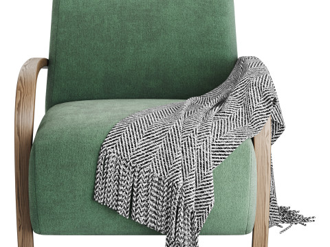 BOLERO UPHOLSTERED CHAIR Modelo 3D