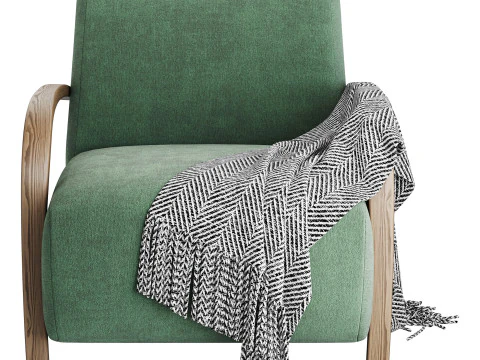 BOLERO UPHOLSTERED CHAIR 3D Model