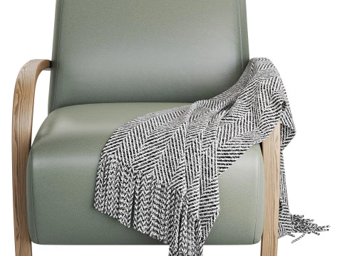BOLERO UPHOLSTERED CHAIR 3D Model