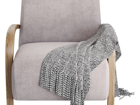 BOLERO UPHOLSTERED CHAIR Modelo 3D
