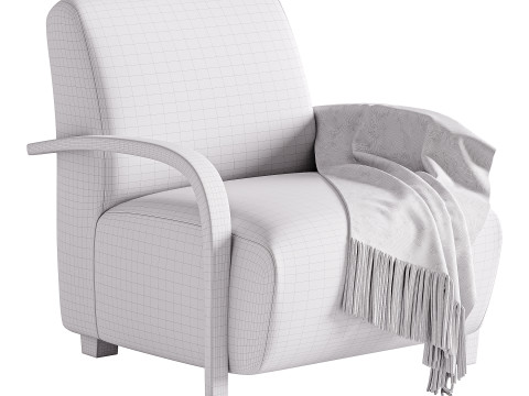 BOLERO UPHOLSTERED CHAIR Modelo 3D
