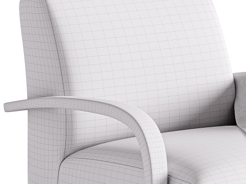 BOLERO UPHOLSTERED CHAIR Modelo 3D