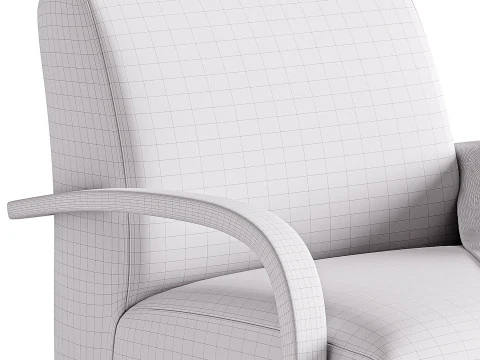 BOLERO UPHOLSTERED CHAIR 3D Model