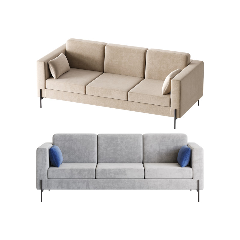 Branch Sofa 3D मॉडल .c4d .max .obj .3ds .fbx .stl .blend 