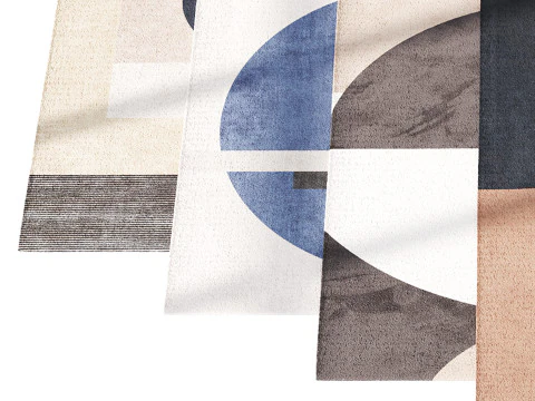 Carpet set 03 3D Model