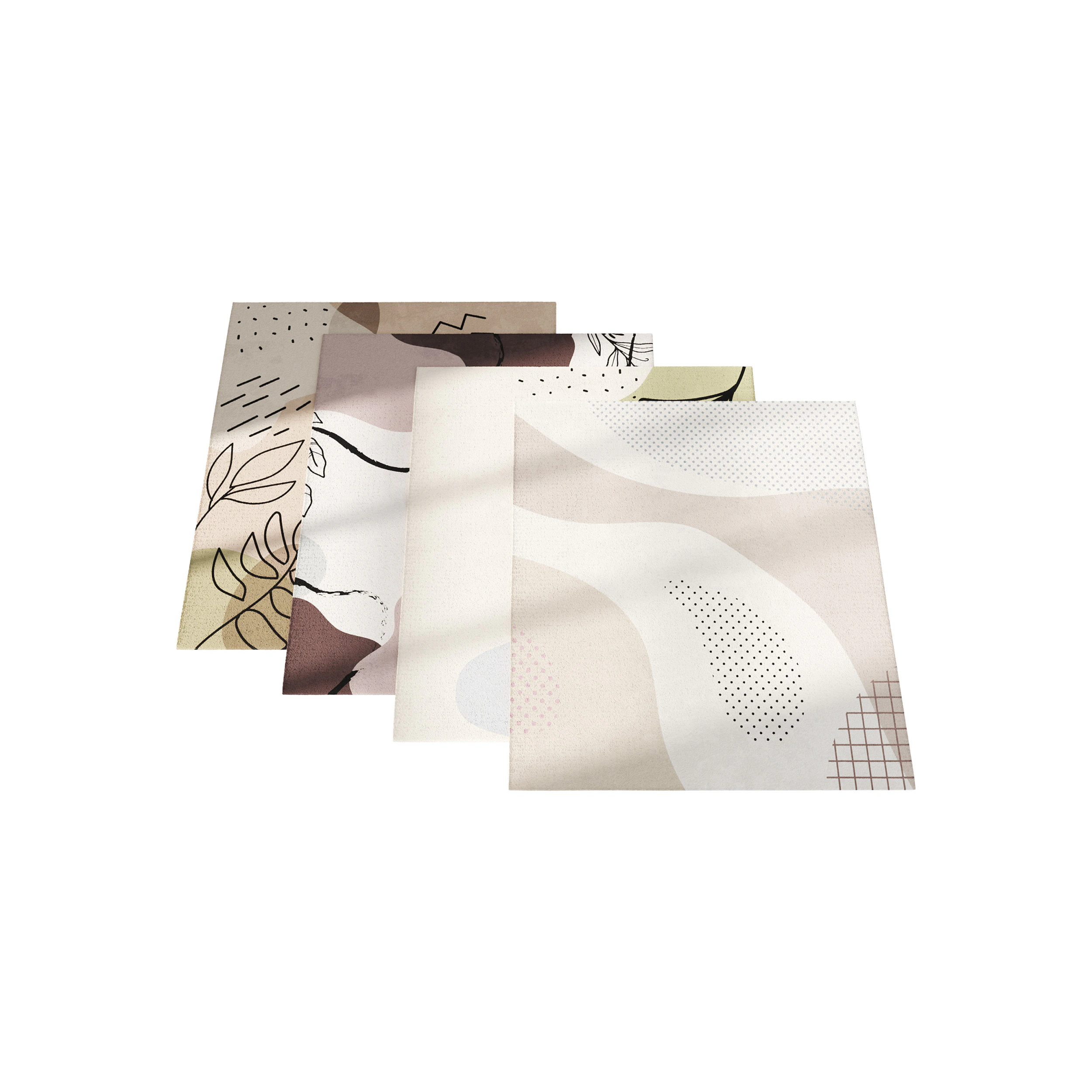 Carpet set 05 3D Model .c4d .max .obj .3ds .fbx .stl .blend 