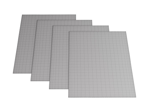Carpet set 05 Model 3D