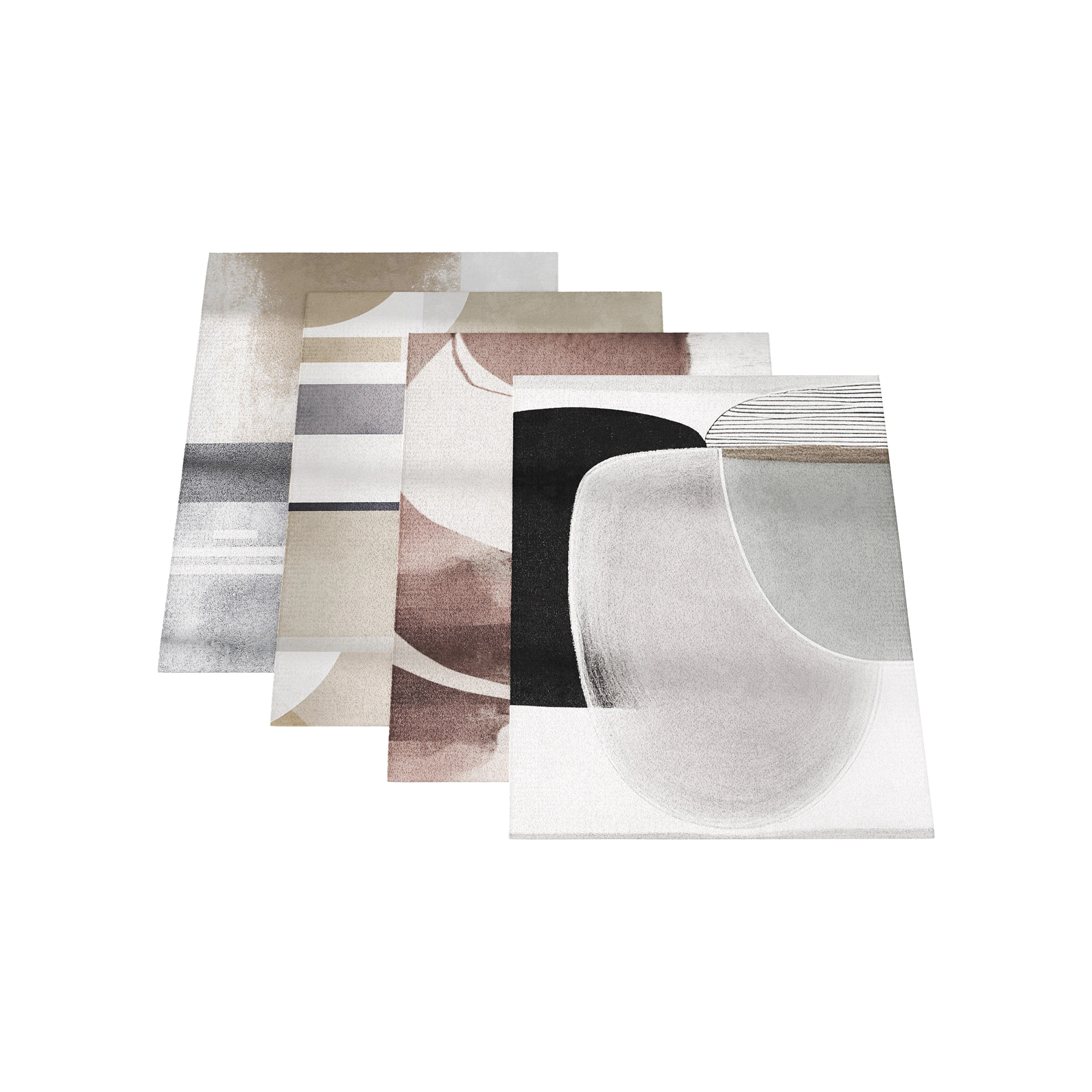 Carpet set 10 3D Model .c4d .max .obj .3ds .fbx .stl .blend 