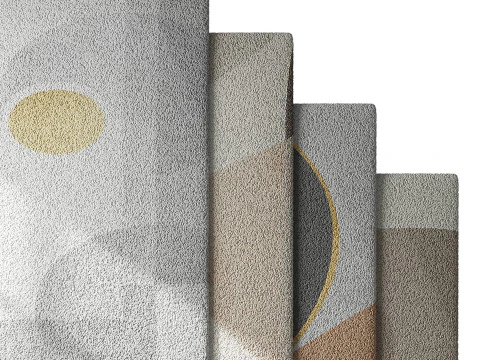 Set di tappeti 11 Modello 3D