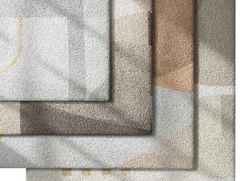 Set di tappeti 11 Modello 3D