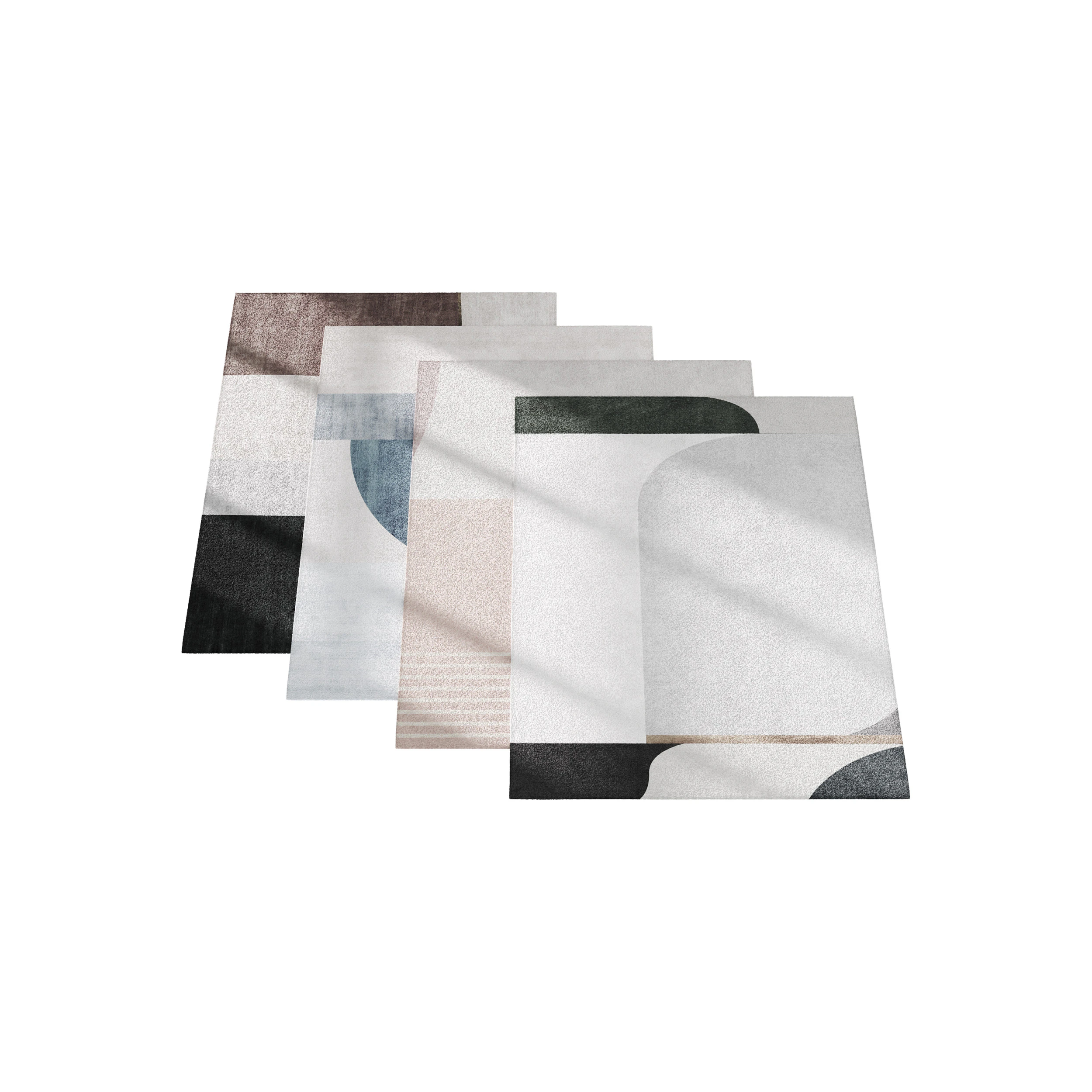 Carpet set 15 3D Model .c4d .max .obj .3ds .fbx .stl .blend