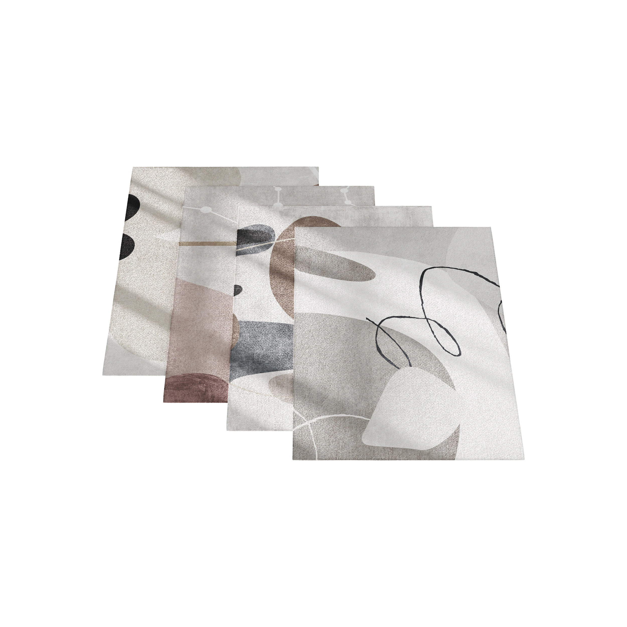 Carpet set 17 3D Model .c4d .max .obj .3ds .fbx .stl .blend 
