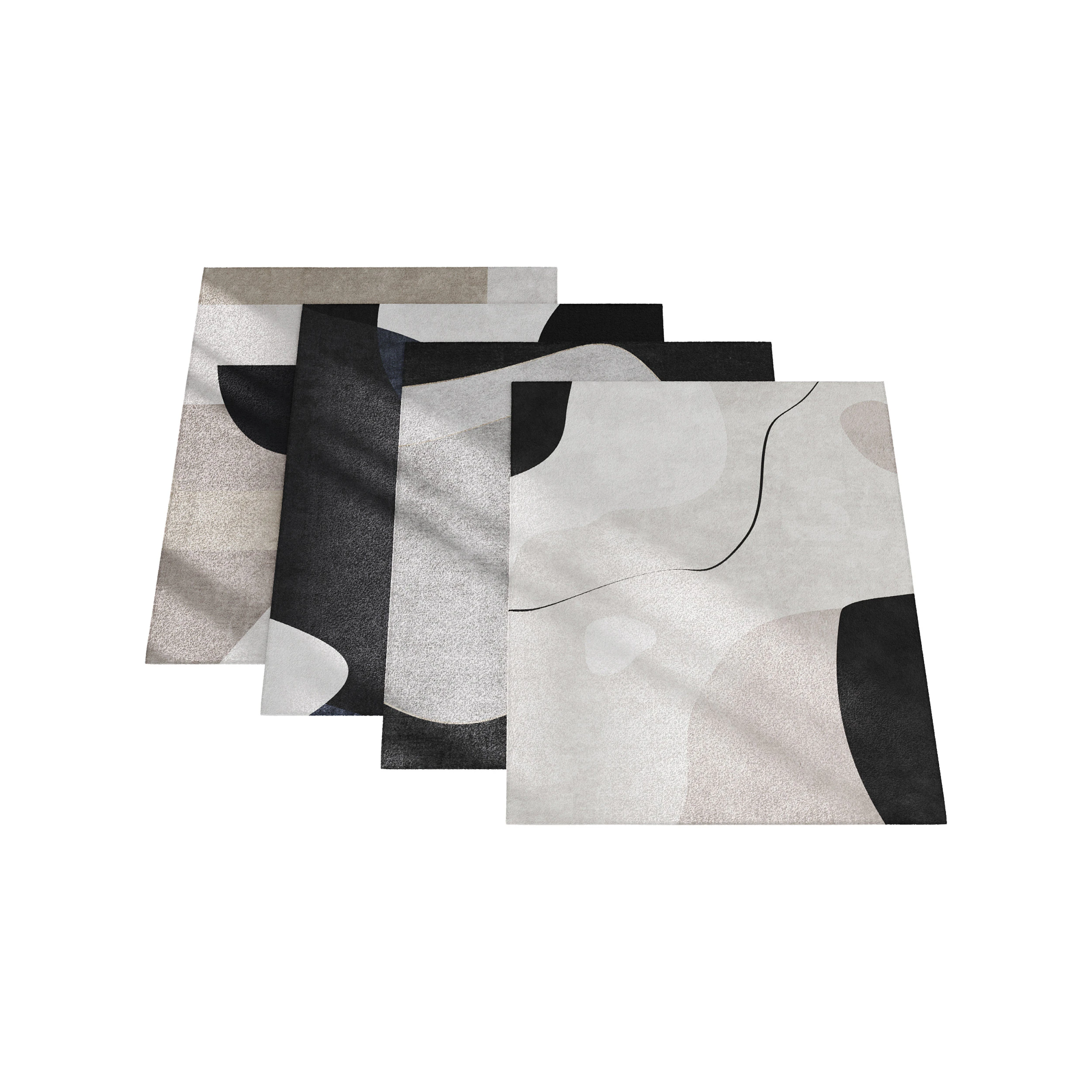Carpet set 18 3D Model .c4d .max .obj .3ds .fbx .stl .blend 