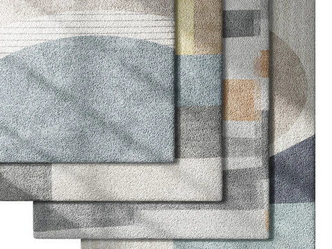 Carpet set 25 3D Model