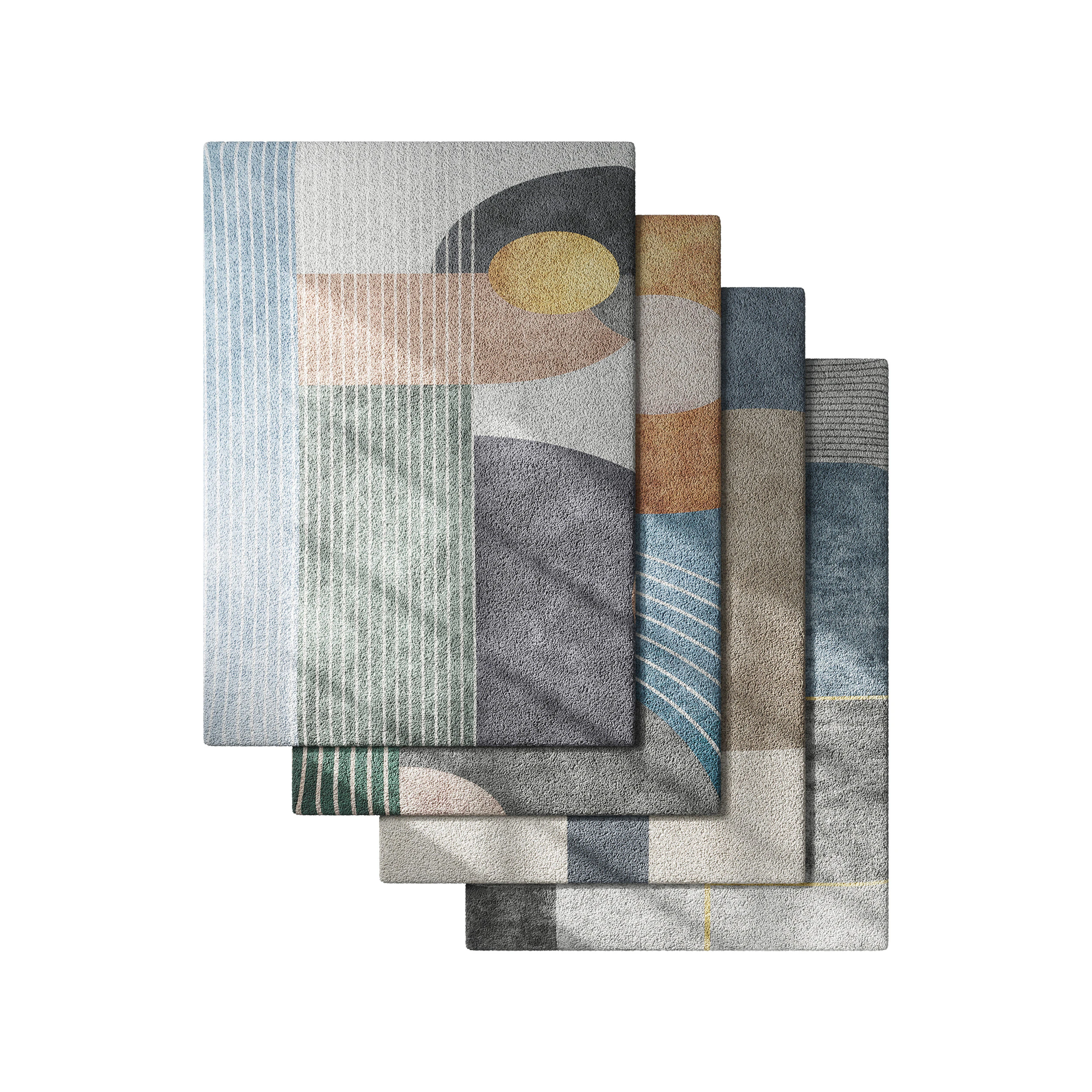 Комплект ковров 30 3D Модель .c4d .max .obj .3ds .fbx .stl .blend 