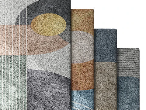 Комплект ковров 30 3D Модель