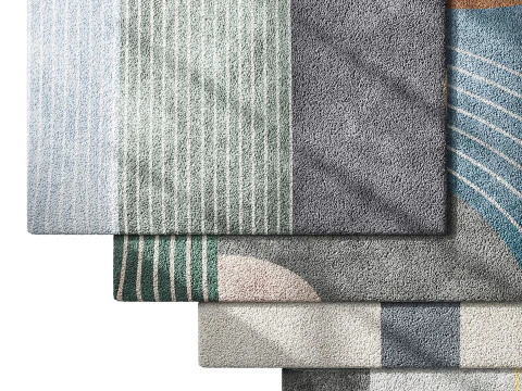 Комплект ковров 30 3D Модель