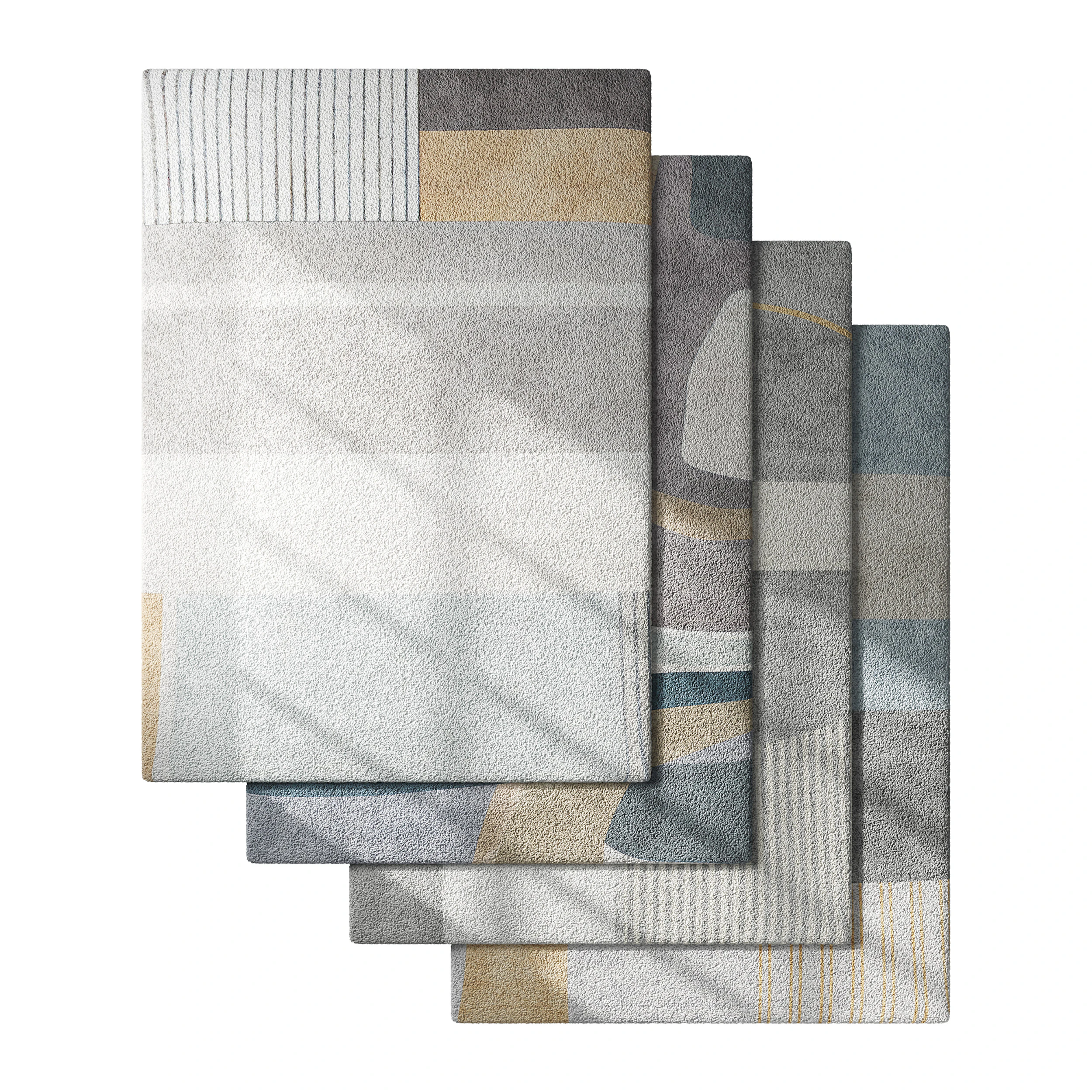 Carpet set 34 3D Model .c4d .max .obj .3ds .fbx .stl .blend 