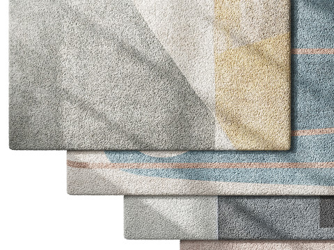 Carpet set 35 3D Модель