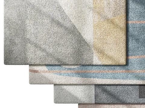 Carpet set 35 3D Model