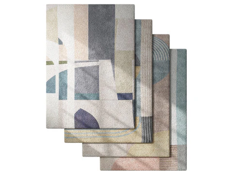 Ensemble de tapis 37 Modèle 3D