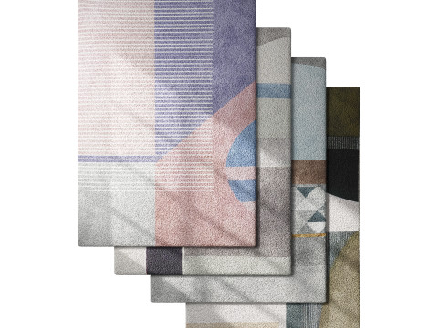 Carpet set 38 Model 3D