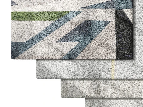 Carpet set 42 3D Model