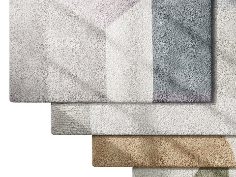 Carpet set 46 Model 3D
