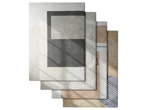 Conjunto de tapetes 51 Modelo 3D