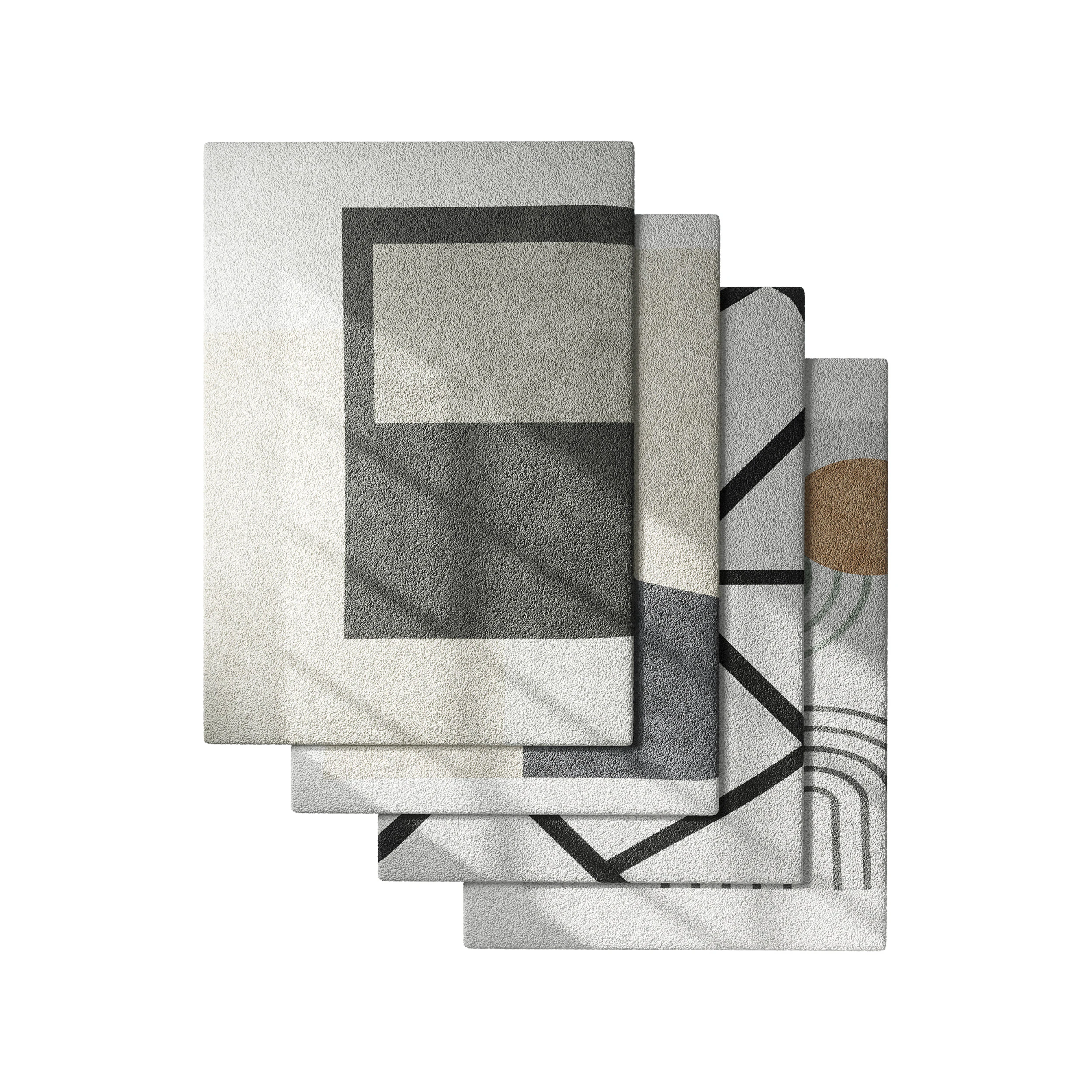 Carpet set 52 3D Model .c4d .max .obj .3ds .fbx .stl .blend