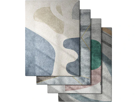 Set di tappeti 53 Modello 3D