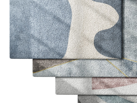 Carpet set 53 Model 3D