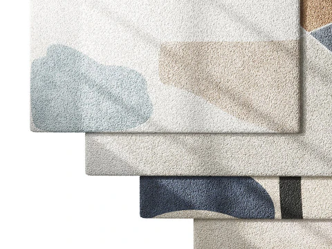 Carpet set 64 3D Model