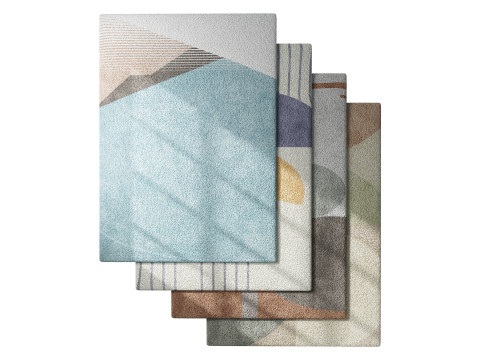 Carpet set 66 3D Model