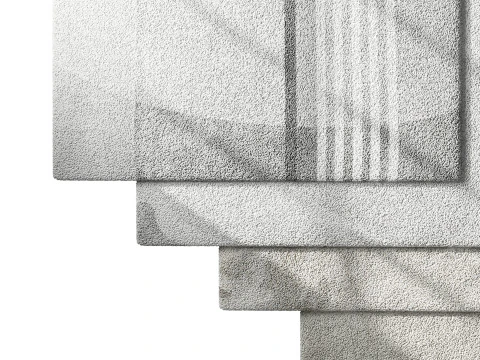 Carpet set 68 3D Model