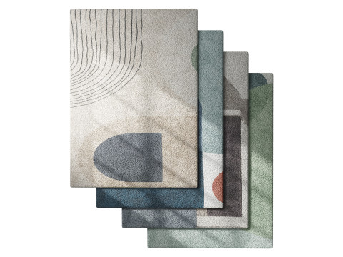 Carpet set 71 Model 3D