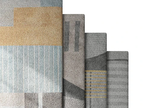Carpet set 76 3D Model