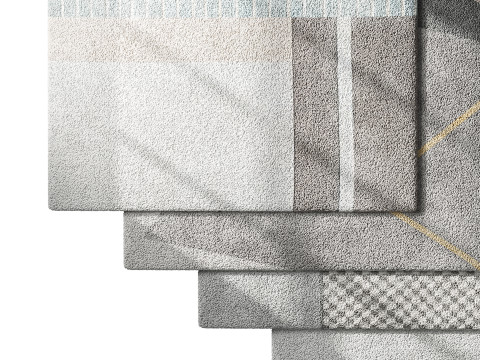 Carpet set 76 3D Модель