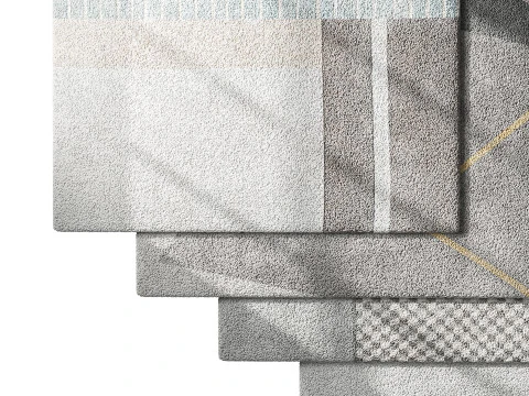 Carpet set 76 3D Model