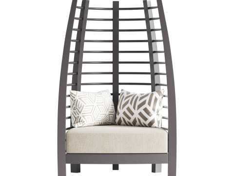 CHOCOLATE ICONIC UPHOLSTERED CHAIR 3Dモデル