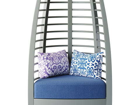 CHOCOLATE ICONIC UPHOLSTERED CHAIR 3Dモデル