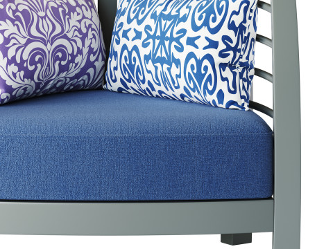 CHOCOLATE ICONIC UPHOLSTERED CHAIR 3Dモデル