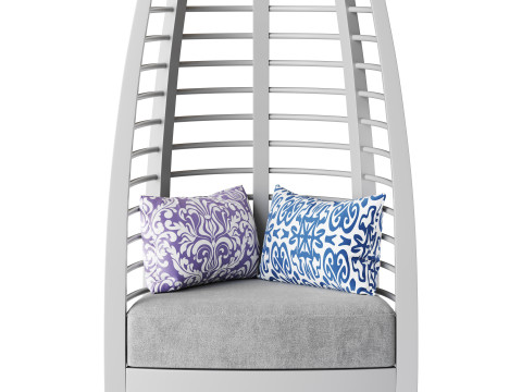 CHOCOLATE ICONIC UPHOLSTERED CHAIR 3Dモデル