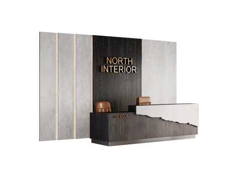 Wsp&oacute;łczesna recepcja 02 Model 3D